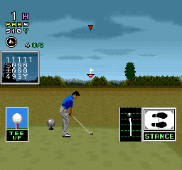 Serizawa Nobuo no Birdie Try (Japan) In game screenshot